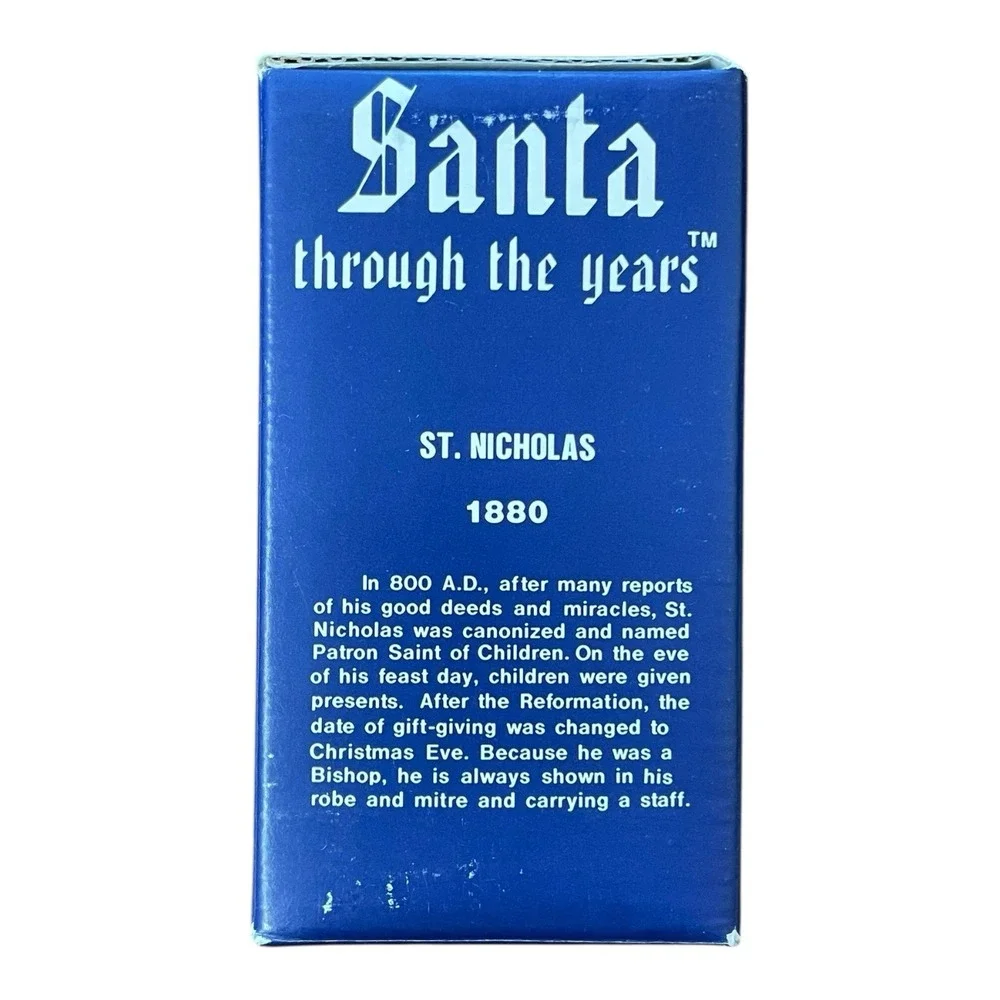 St Nicholas 1880 Santa Through The Years Porcelain‎ Figure